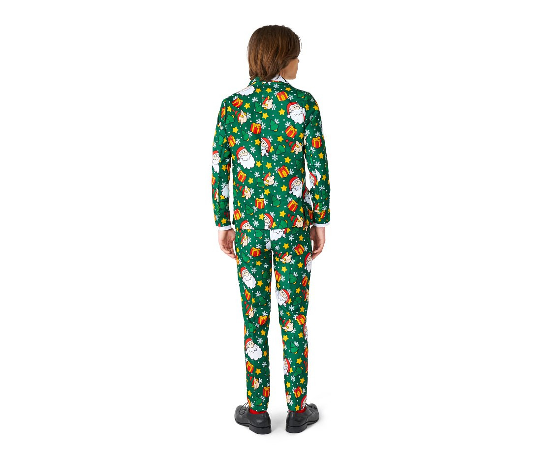 Suit BOYS Santa Elves Green, size EU122/128-134/140 (M)